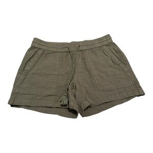 Sonoma Olive Green Textured Gauze Shorts Size M